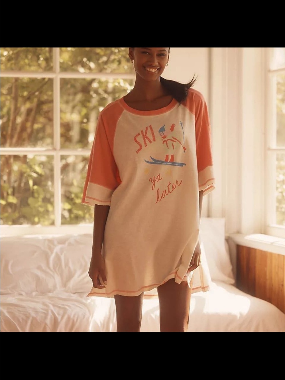NWT Anthropologie Oversized Sleep Shirt XXS